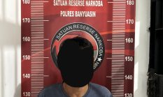 Satresnarkoba Polres Banyuasin Amankan Sopir Pembawa 9 Paket Sabu