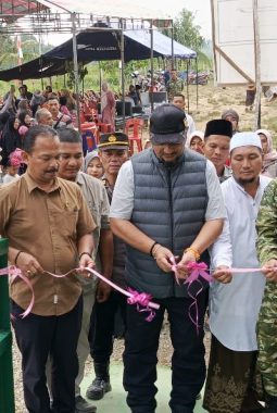 Ketua DPRK Aceh Tamiang Dampingi Bupati Armia Fahmi Resmikan Jembatan GPG