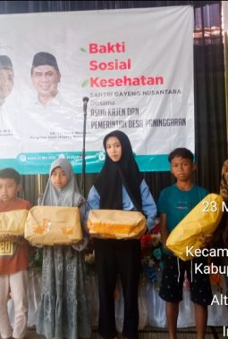 Paninggaran Gelar Pengobatan Gratis dan Pameran Hasil BUMDes, Dihadiri Wakil Gubernur Jawa Tengah