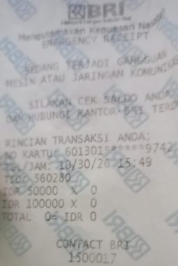 Transaksi Nasabah BRI Diduga Bermasalah, Pihak Cabang Tolitoli Diminta Berikan Penjelasan Resmi
